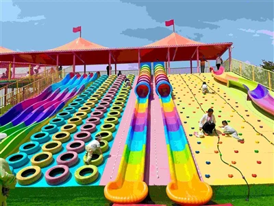 Slide World Modüler Oyun Sistemleri Küresel Popülerlik Kazanıyor, Çin Yenilikleri Açık Hava Eğlen...